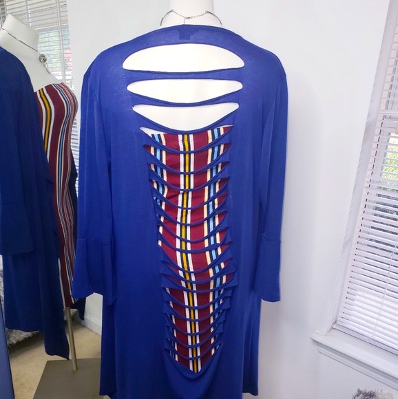 NWOT 💕Plus Size Duster Cardigan Sweater with Rips - Picture 5 of 6